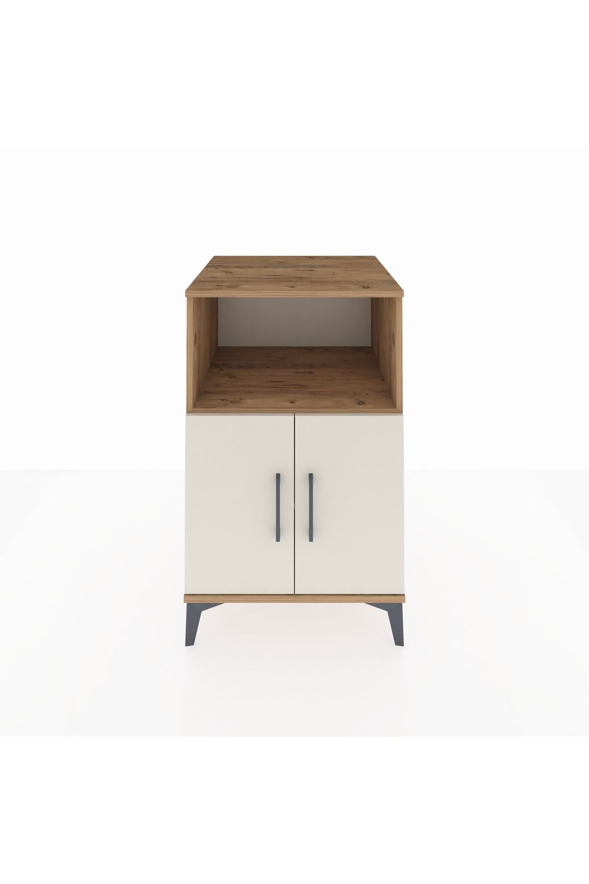 Kronos Komodin 2 Raflı 2 Kapaklı 60x59x96 - S80M036V7C