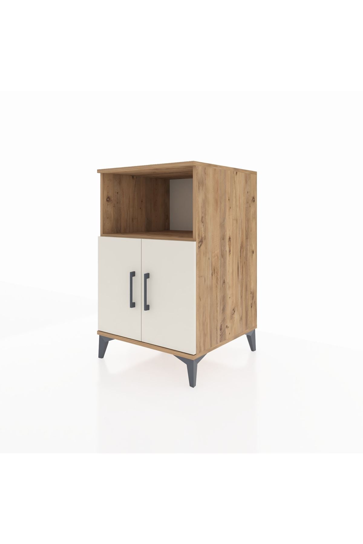 Kronos Komodin 2 Raflı 2 Kapaklı 60x59x96 - S80M036V7C