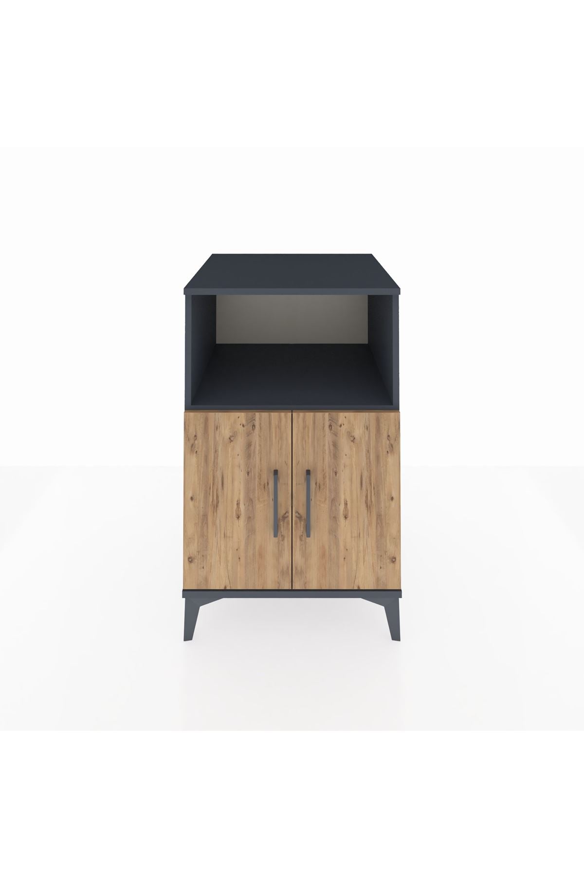 Kronos Komodin 2 Raflı 2 Kapaklı 60x59x96 - S80M036V6C