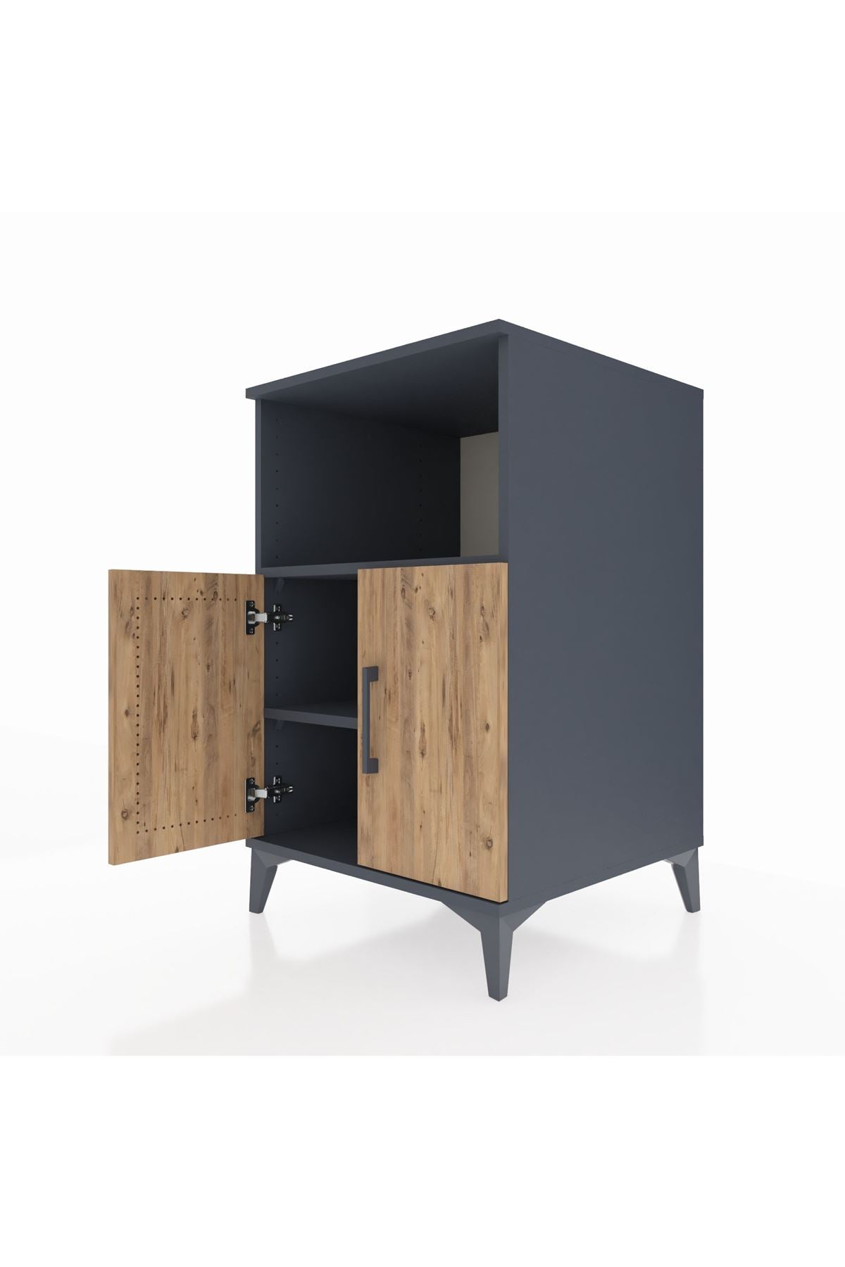 Kronos Komodin 2 Raflı 2 Kapaklı 60x59x96 - S80M036V6C