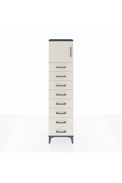 Arges Dolap Tek Raflı 8 Çekmeceli Tek Kapaklı 44x30x182 - S22M001V4A