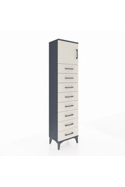 Arges Dolap Tek Raflı 8 Çekmeceli Tek Kapaklı 44x30x182 - S22M001V4A