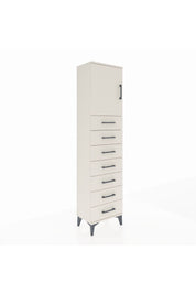Arges Dolap 2 Raflı 7 Çekmeceli Tek Kapaklı 44x30x182 - S22M002V1A