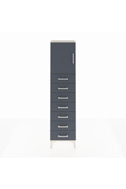 Arges Dolap 2 Raflı 7 Çekmeceli Tek Kapaklı 44x30x182 - S22M002V2A