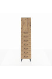 Arges Dolap 2 Raflı 7 Çekmeceli Tek Kapaklı 44x30x182 - S22M002V3A