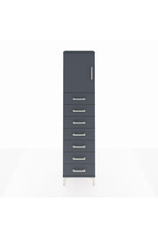 Arges Dolap 2 Raflı 7 Çekmeceli Tek Kapaklı 44x30x182 - S22M002V5A