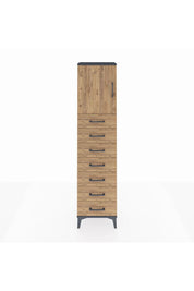 Arges Dolap 2 Raflı 7 Çekmeceli Tek Kapaklı 44x30x182 - S22M002V6A