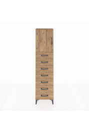 Arges Dolap 2 Raflı 7 Çekmeceli Tek Kapaklı 44x30x182 - S22M002V9A