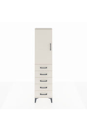 Arges Dolap 2 Raflı 5 Çekmeceli Tek Kapaklı 44x30x182 - S22M004V1A