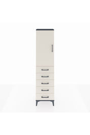 Arges Dolap 2 Raflı 5 Çekmeceli Tek Kapaklı 44x30x182 - S22M004V4A