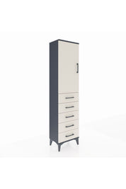 Arges Dolap 2 Raflı 5 Çekmeceli Tek Kapaklı 44x30x182 - S22M004V4A