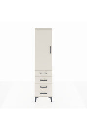 Arges Dolap 2 Raflı 4 Çekmeceli Tek Kapaklı 44x30x182 - S22M005V1A