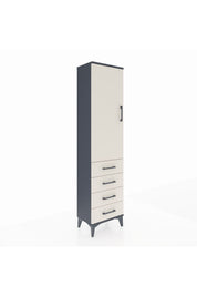 Arges Dolap 2 Raflı 4 Çekmeceli Tek Kapaklı 44x30x182 - S22M005V4A