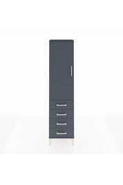 Arges Dolap 2 Raflı 4 Çekmeceli Tek Kapaklı 44x30x182 - S22M005V5A