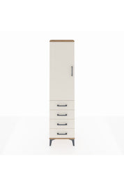 Arges Dolap 2 Raflı 4 Çekmeceli Tek Kapaklı 44x30x182 - S22M005V7A