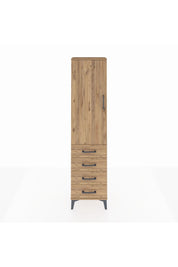 Arges Dolap 2 Raflı 4 Çekmeceli Tek Kapaklı 44x30x182 - S22M005V9A