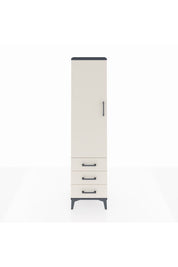 Arges Dolap 4 Raflı 3 Çekmeceli Tek Kapaklı 44x30x182 - S22M006V4A
