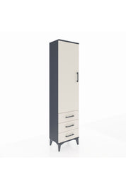 Arges Dolap 4 Raflı 3 Çekmeceli Tek Kapaklı 44x30x182 - S22M006V4A
