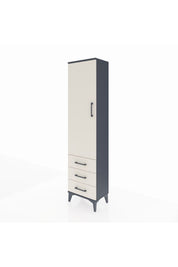 Arges Dolap 4 Raflı 3 Çekmeceli Tek Kapaklı 44x30x182 - S22M006V4A