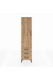 Arges Dolap 4 Raflı 3 Çekmeceli Tek Kapaklı 44x30x182 - S22M006V9A