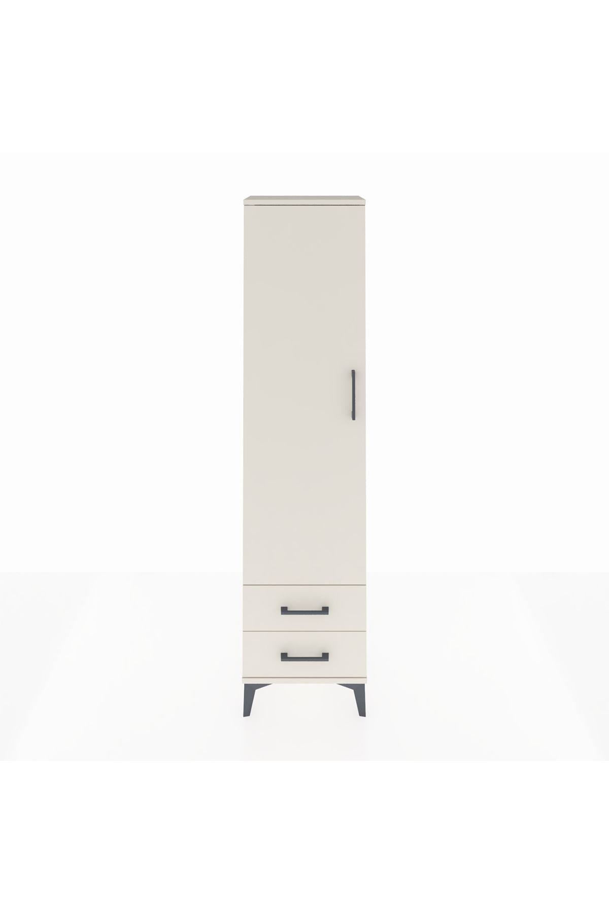 Arges Dolap 5 Raflı 2 Çekmeceli Tek Kapaklı 44x30x182 - S22M007V1A