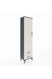 Arges Dolap 5 Raflı 2 Çekmeceli Tek Kapaklı 44x30x182 - S22M007V4A