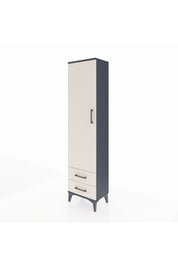 Arges Dolap 5 Raflı 2 Çekmeceli Tek Kapaklı 44x30x182 - S22M007V4A