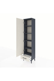 Arges Dolap 5 Raflı Tek Çekmeceli Tek Kapaklı 44x30x182 - S22M008V4A