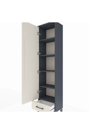 Arges Dolap 5 Raflı Tek Çekmeceli Tek Kapaklı 44x30x182 - S22M008V4A
