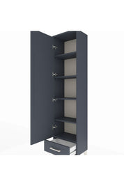 Arges Dolap 5 Raflı Tek Çekmeceli Tek Kapaklı 44x30x182 - S22M008V5A