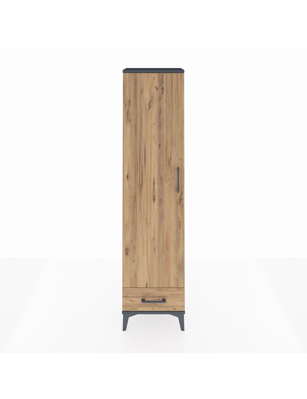 Arges Dolap 5 Raflı Tek Çekmeceli Tek Kapaklı 44x30x182 - S22M008V6A