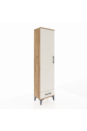 Arges Dolap 5 Raflı Tek Çekmeceli Tek Kapaklı 44x30x182 - S22M008V7A