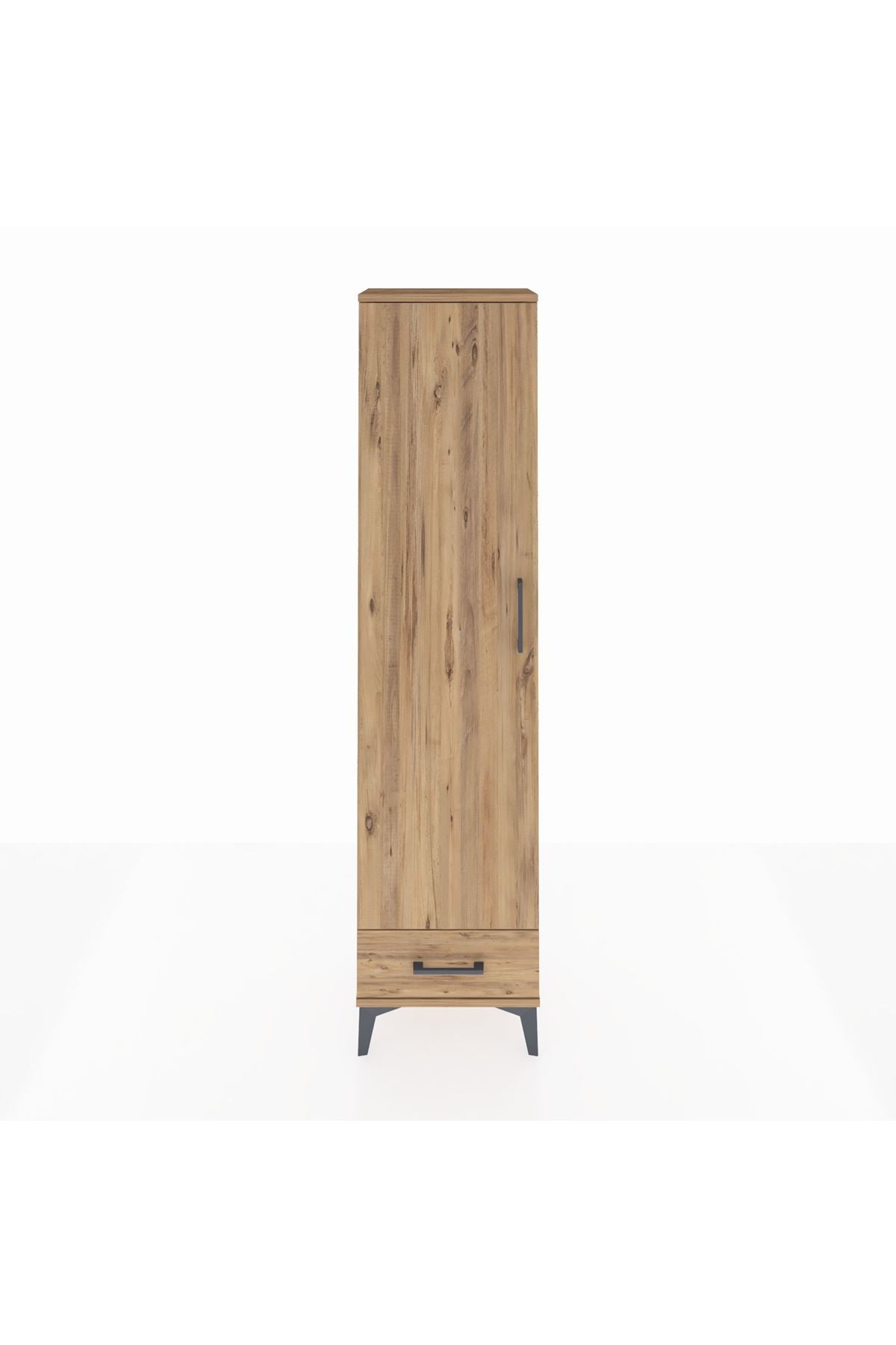 Arges Dolap 5 Raflı Tek Çekmeceli Tek Kapaklı 44x30x182 - S22M008V9A