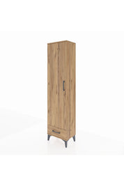 Arges Dolap 5 Raflı Tek Çekmeceli Tek Kapaklı 44x30x182 - S22M008V9A