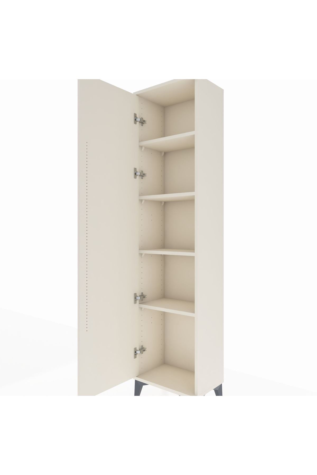 Arges Dolap 4 Raflı Tek Kapaklı 44x30x182 - S22M009V1A