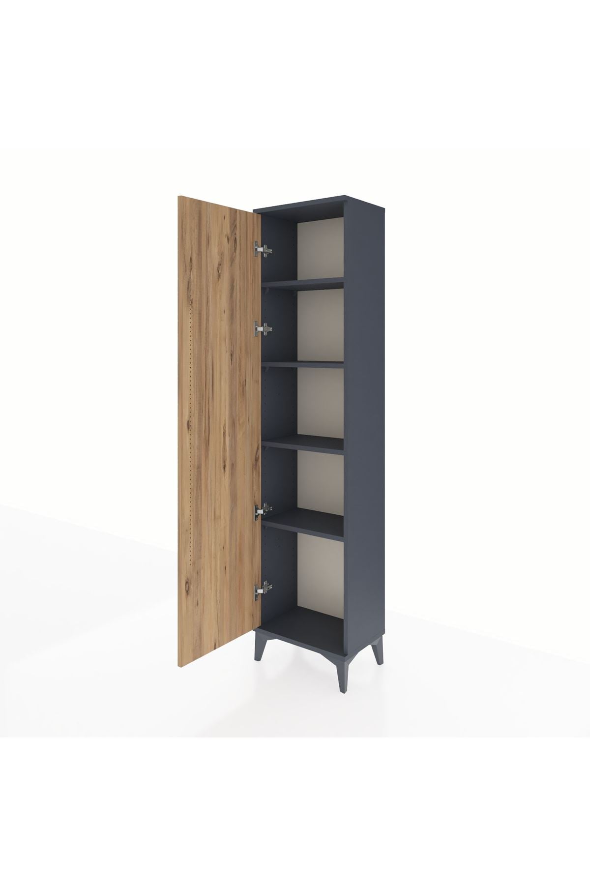 Arges Dolap 4 Raflı Tek Kapaklı 44x30x182 - S22M009V6A