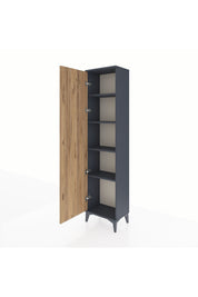 Arges Dolap 4 Raflı Tek Kapaklı 44x30x182 - S22M009V6A