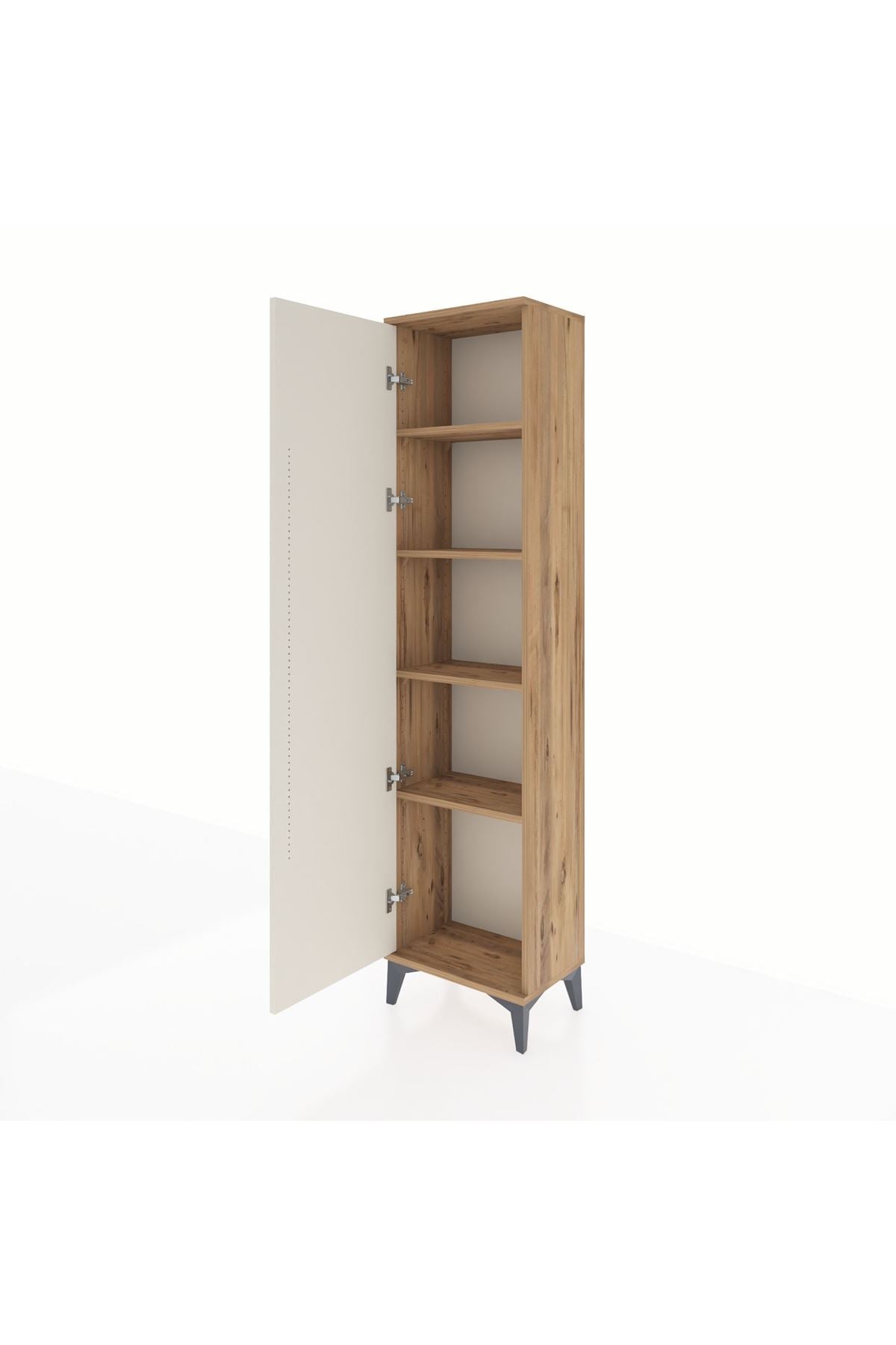Arges Dolap 4 Raflı Tek Kapaklı 44x30x182 - S22M009V7A