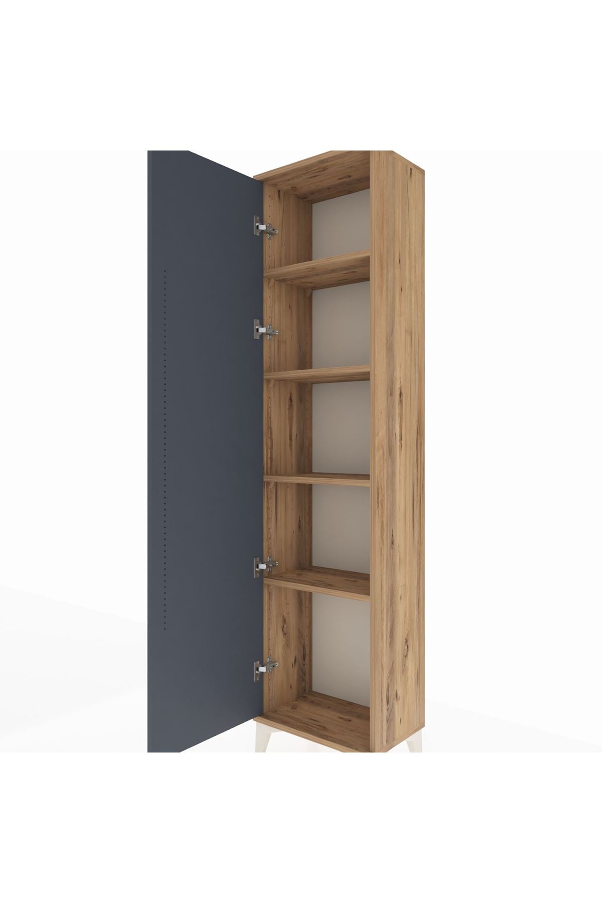 Arges Dolap 4 Raflı Tek Kapaklı 44x30x182 - S22M009V8A