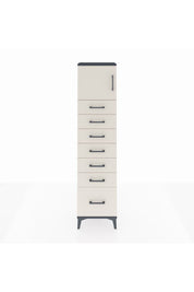 Arges Dolap Tek Raflı 7 Çekmeceli Tek Kapaklı 44x30x182 - S22M010V4A