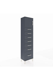 Arges Dolap Tek Raflı 7 Çekmeceli Tek Kapaklı 44x30x182 - S22M010V5A