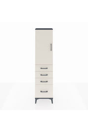 Arges Dolap 2 Raflı 4 Çekmeceli Tek Kapaklı 44x30x182 - S22M013V4A