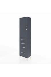 Arges Dolap 2 Raflı 4 Çekmeceli Tek Kapaklı 44x30x182 - S22M013V5A