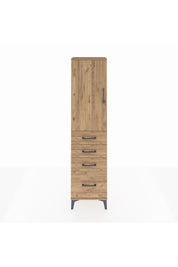 Arges Dolap 2 Raflı 4 Çekmeceli Tek Kapaklı 44x30x182 - S22M013V9A
