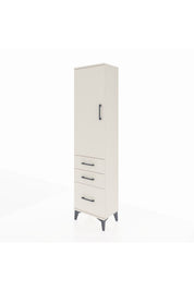 Arges Dolap 2 Raflı 3 Çekmeceli Tek Kapaklı 44x30x182 - S22M014V1A