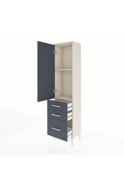 Arges Dolap 2 Raflı 3 Çekmeceli Tek Kapaklı 44x30x182 - S22M014V2A