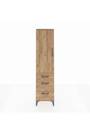 Arges Dolap 2 Raflı 3 Çekmeceli Tek Kapaklı 44x30x182 - S22M014V9A