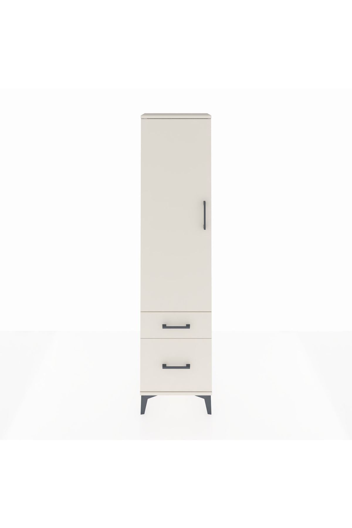 Arges Dolap 2 Raflı 2 Çekmeceli Tek Kapaklı 44x30x182 - S22M015V1A