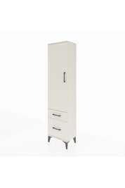 Arges Dolap 2 Raflı 2 Çekmeceli Tek Kapaklı 44x30x182 - S22M015V1A