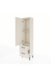 Arges Dolap 2 Raflı 2 Çekmeceli Tek Kapaklı 44x30x182 - S22M015V1A